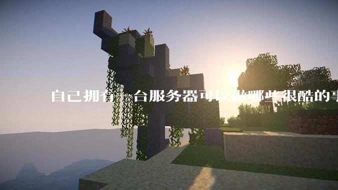 自己拥有一台服务器可以做哪些很酷的事情？